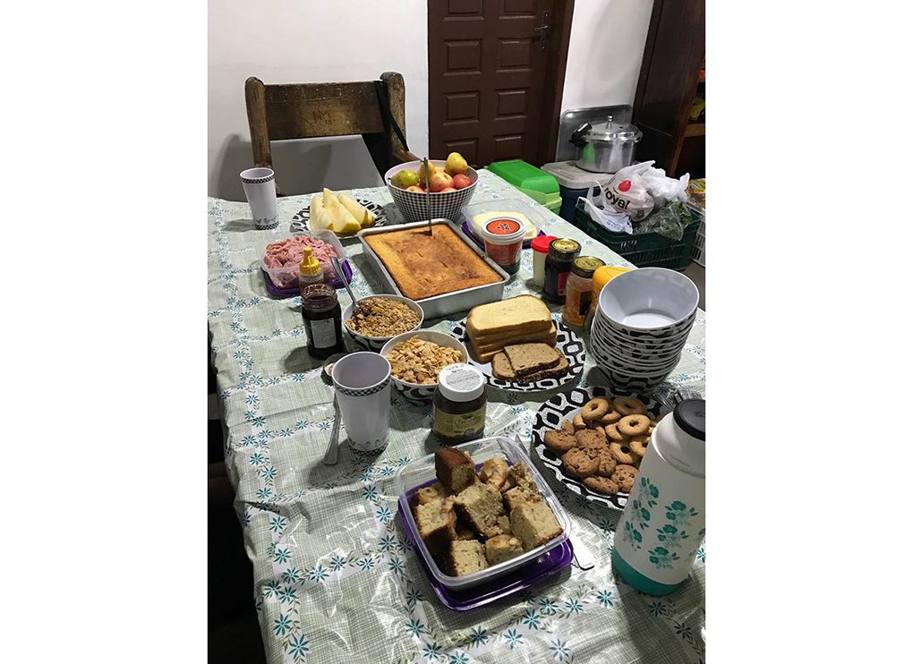 Café da manhã no Abrigo Rebouças Café da manhã no Abrigo Rebouças