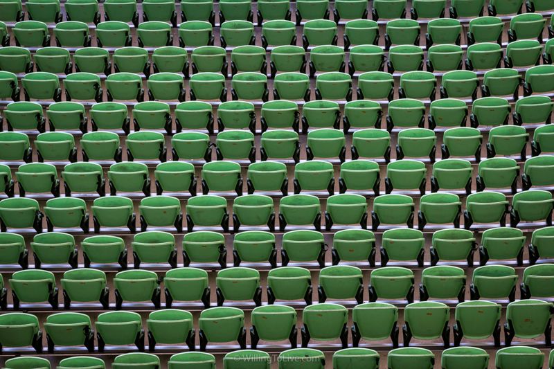 Grandstand's pattern | 134mm equiv.; f5,6; 1/125; ISO 400