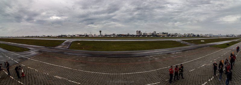 Our view of the runway from the top of the firetruck| panorama; 16mm equiv.; f5,6; 1/320; ISO 100