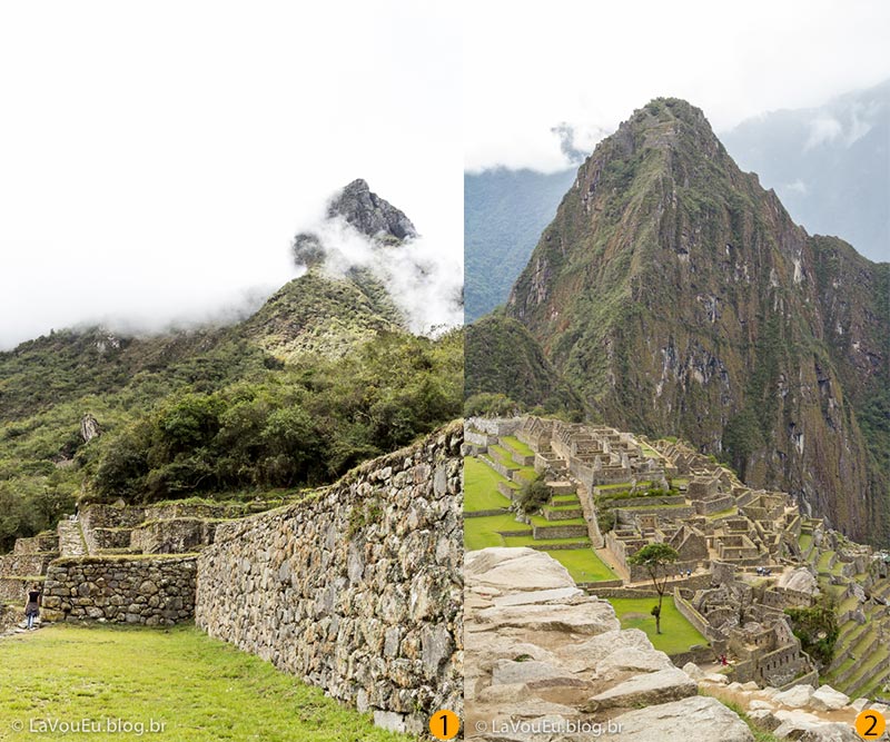 Montanha Machu Picchu (1) ou Huayna Picchu (2)? Qual você encara? Aproveite a tabela abaixo para decidir.